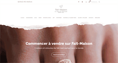 Desktop Screenshot of fait-maison.com